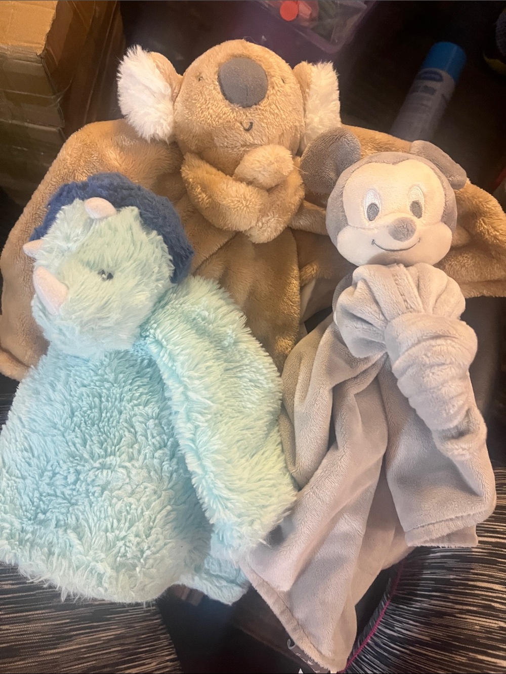 Hallmark Plush Koala, Mint Dino & Gray Elephant Loveys #270